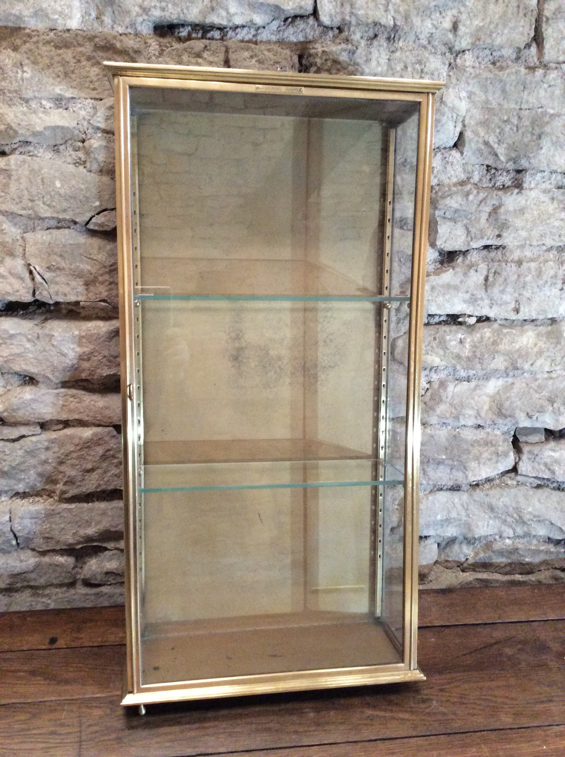 Vintage wall display case.(sold) Vintage shop display cases Guy