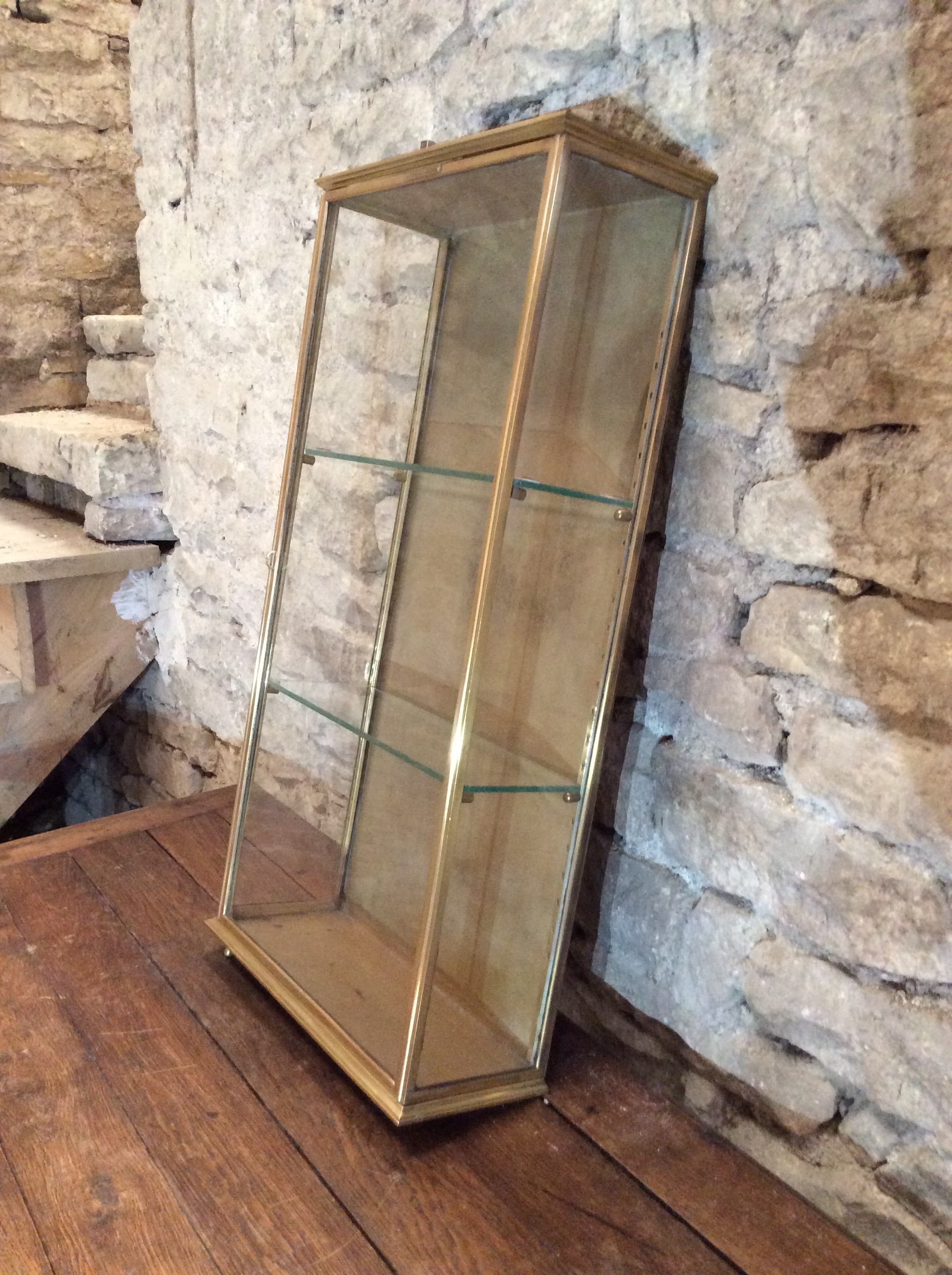 Vintage wall display case.(sold) Vintage shop display cases Guy