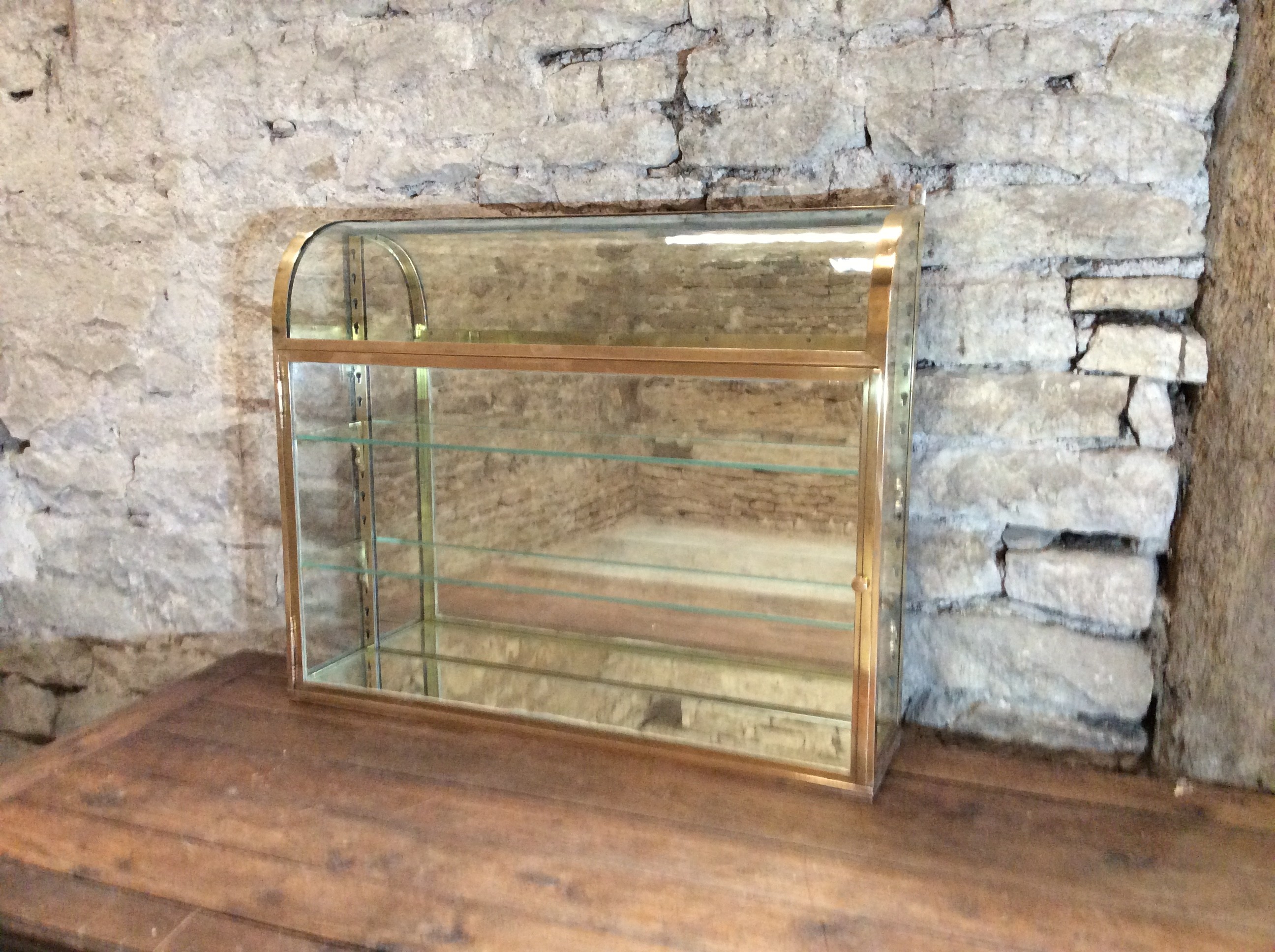 Vintage wall display case. (reserved CP) Vintage shop display cases