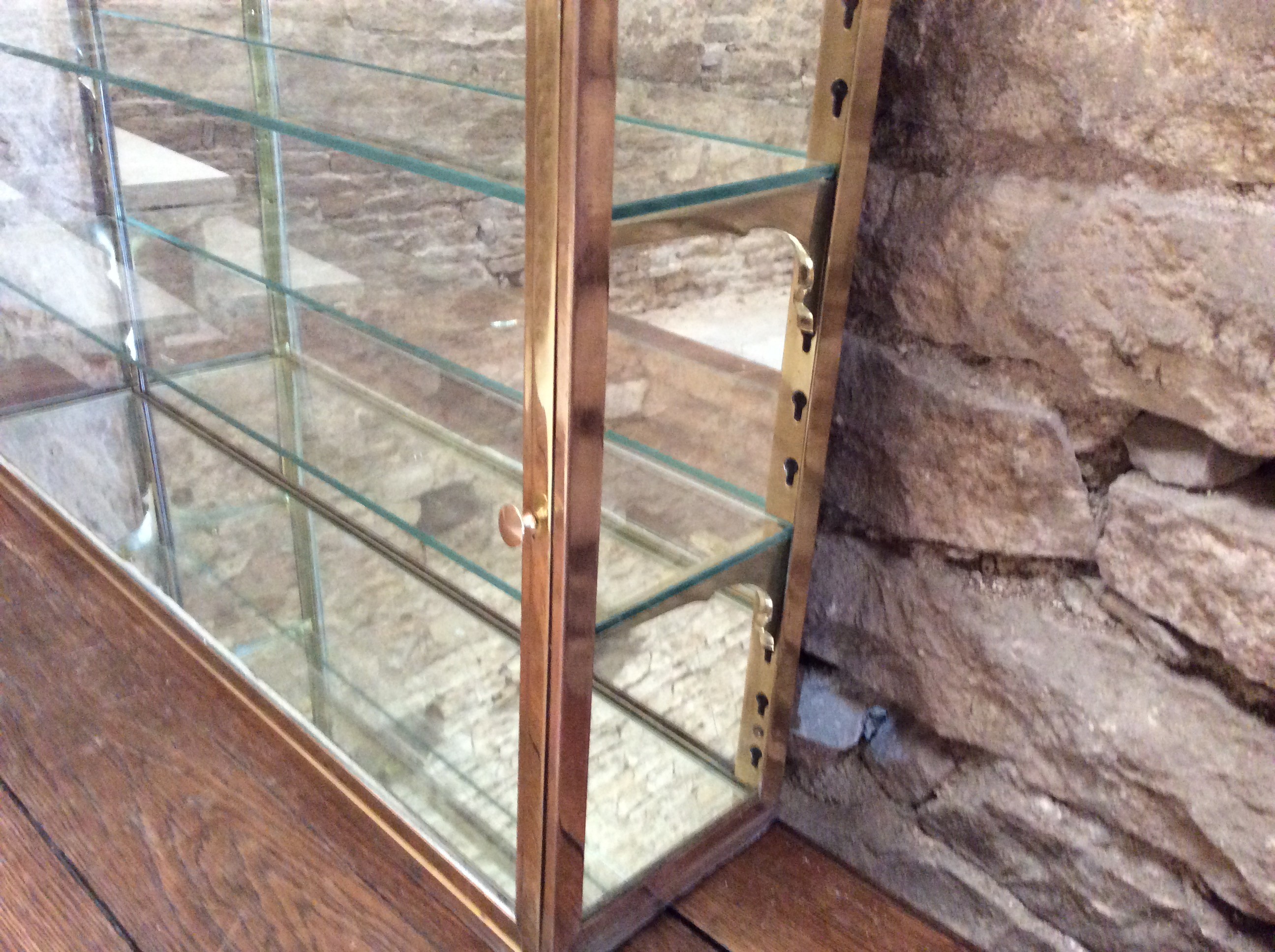 Vintage wall display case. (reserved CP) Vintage shop display cases
