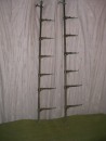 Two jambs and shelves supports