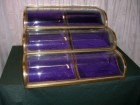 Three levels vintage display case