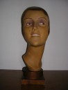 Head bust hat display