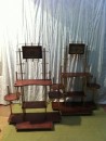 Vintage fine etagere display shelf