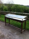 Big vintage shop display case on a table
