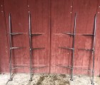Old uprights for store shelves.