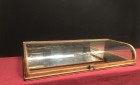 Old curved counter display case.