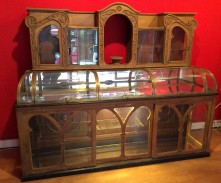 Vntage Art Nouveau Shop Display Cabinet Vntage Art Nouveau Shop Display Cabinet