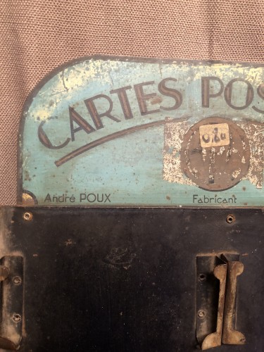 Vintage Postcard wall display.