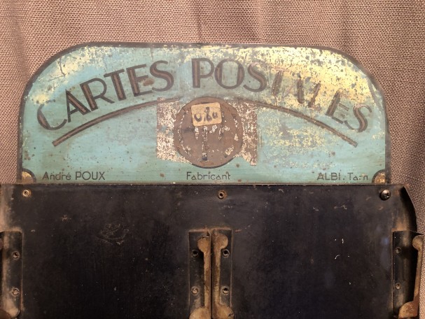 Vintage Postcard wall display.