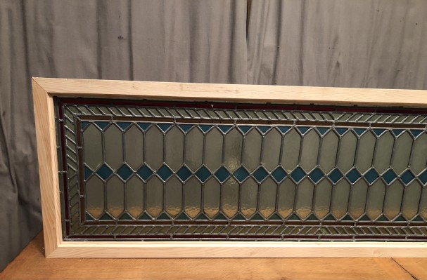 Old stained glass window.