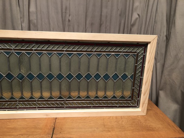 Old stained glass window.