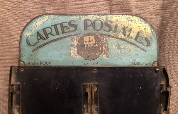 Vintage Postcard wall display.