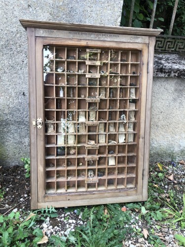 Old school educational display case.