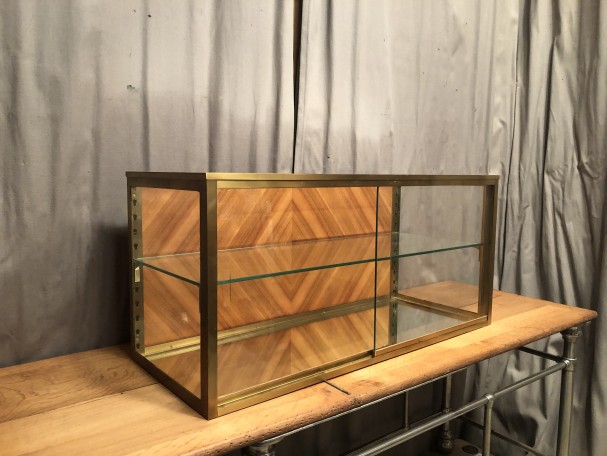 Old display case to place on a table.