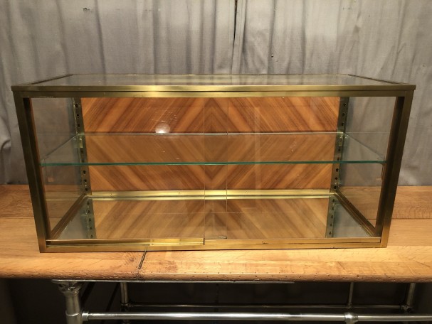 Old display case to place on a table.