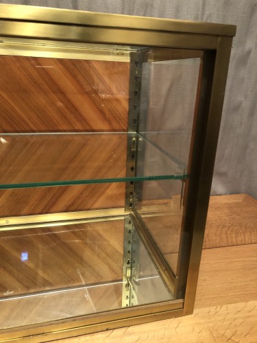 Old display case to place on a table.