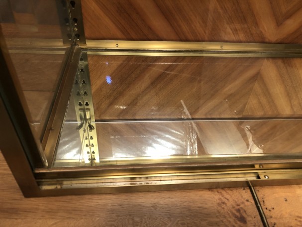 Old display case to place on a table.