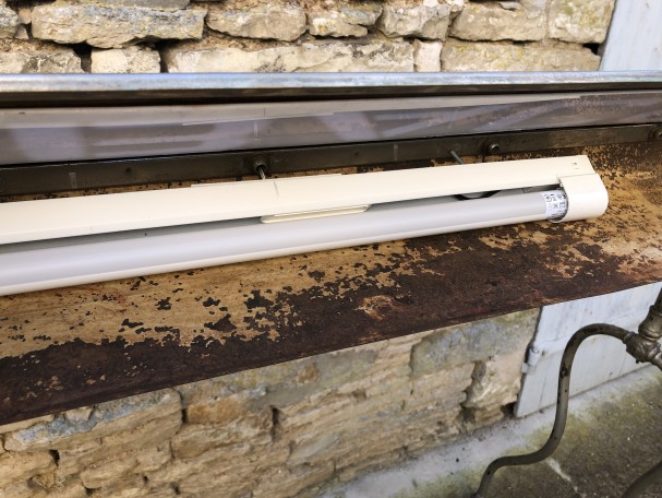 Former indoor tobacco shop sign.