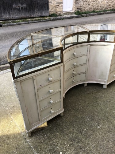 Old store display counter desk.