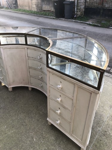 Old store display counter desk.