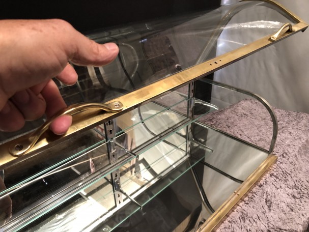 Old store counter display case.(reserved RV)