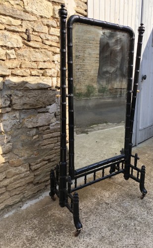 Old store psyche mirror.