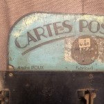Vintage Postcard wall display.