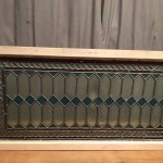 Old stained glass window.