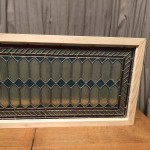 Old stained glass window.