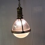 Old suspension lamp.