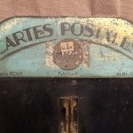 Vintage Postcard wall display.