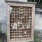 Old school educational display case.