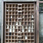 Old school educational display case.