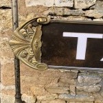 Former indoor tobacco shop sign.