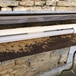 Former indoor tobacco shop sign.