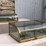 Pair of old double store display cases.(sold)