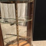 Pair of old wall display cases.