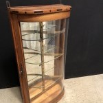 Pair of old wall display cases.