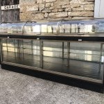 Important old display cabinet for confectionery, bakery, pastry shop.