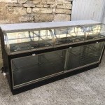 Important old display cabinet for confectionery, bakery, pastry shop.