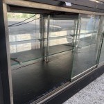 Important old display cabinet for confectionery, bakery, pastry shop.