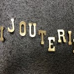 Old small letters jewelry store sign.(sold)