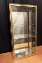 Old shop wall display case.