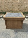 Antique counter furniture, shop till, trade.