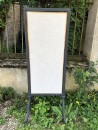 Antique large triptych mirror.