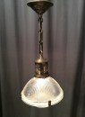 Vintage Holophane suspension lamp