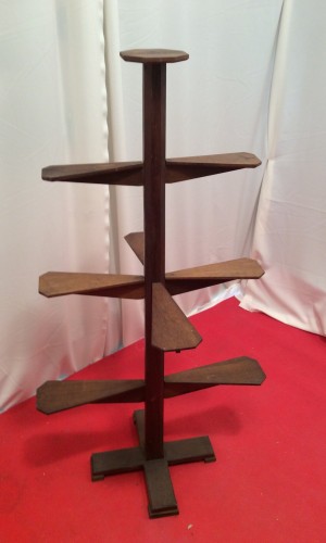 Vintage oak stand display