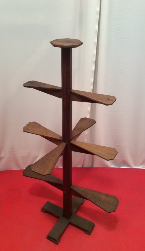 Vintage oak stand display