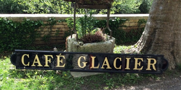 Vintage french advertising sign